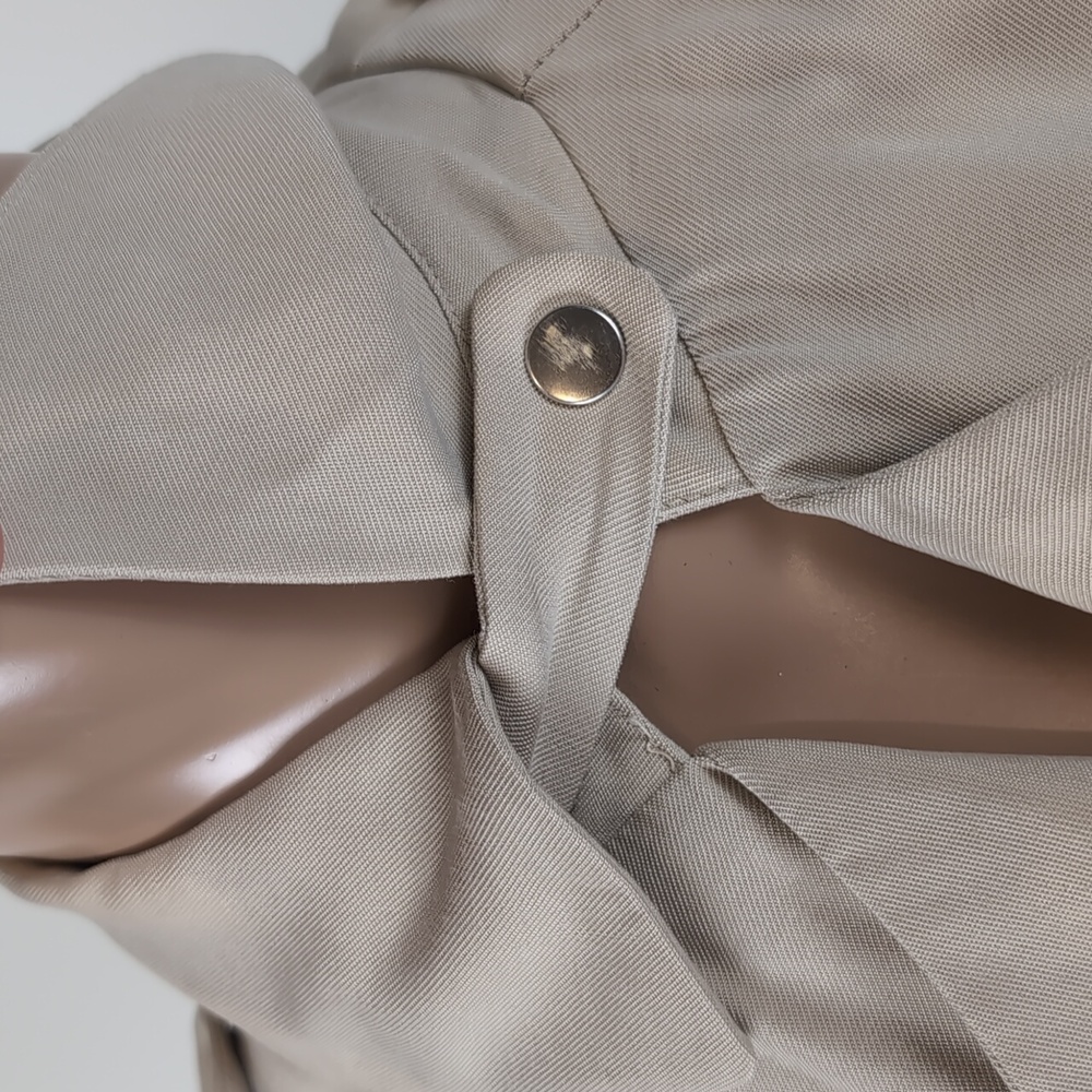 Zara Basic Waterfall Blazer Jacket Moto Draped Kh… - image 8